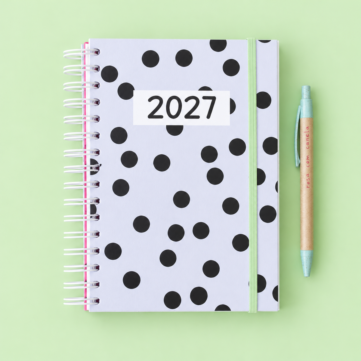 PRÉ-VENDA Agenda A5 Semanal 2027 CLASSIC DOTS