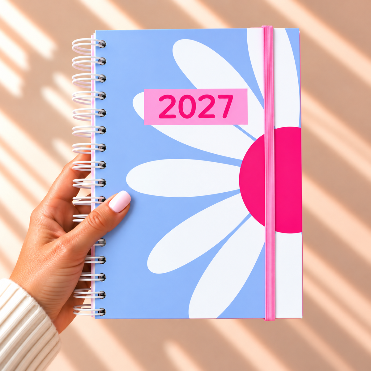 PRÉ-VENDA Agenda A5 Diária 2027 JOY Flower