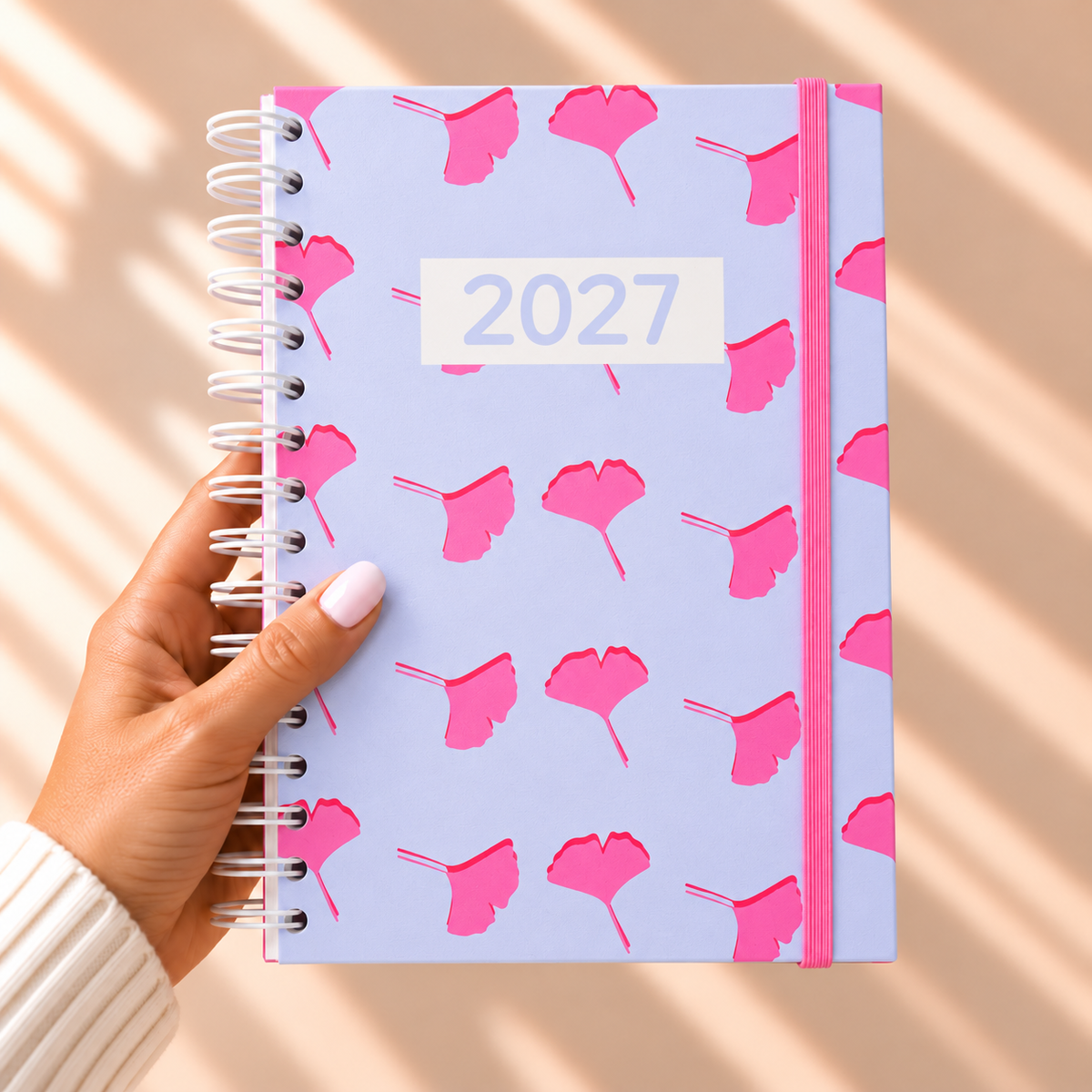 PRÉ-VENDA Agenda A5 Diária 2027 LOVE CLUB Flowers