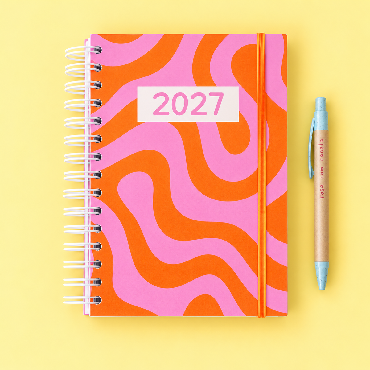 PRÉ-VENDA Agenda A5 Semanal 2027 POP ART