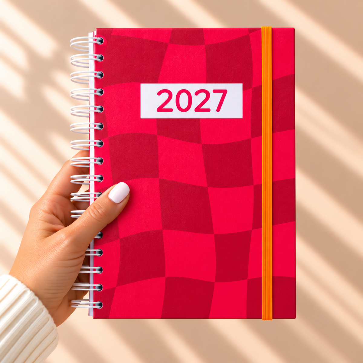 PRÉ-VENDA Agenda A5 Diária 2027 POP ART Red