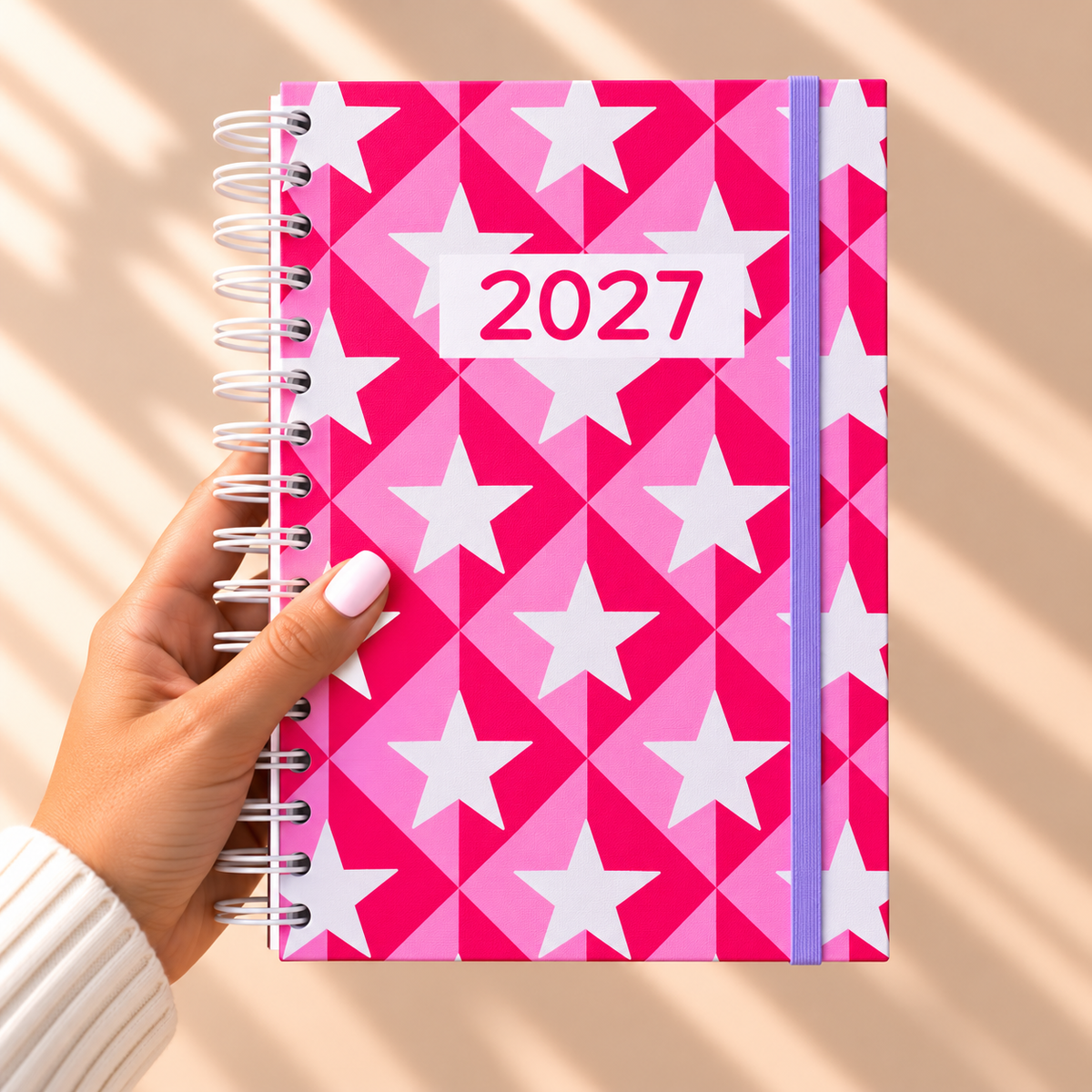 PRÉ-VENDA Agenda A5 Semanal 2027 POP ART Stars