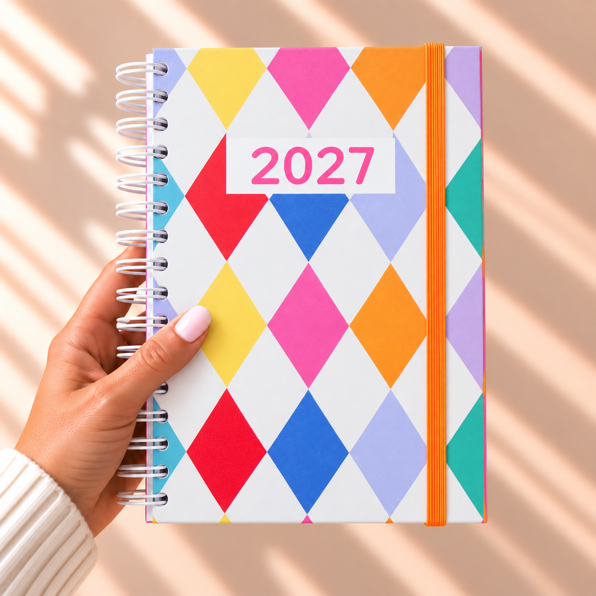 PRÉ-VENDA Agenda A5 Semanal 2027 RAINBOW
