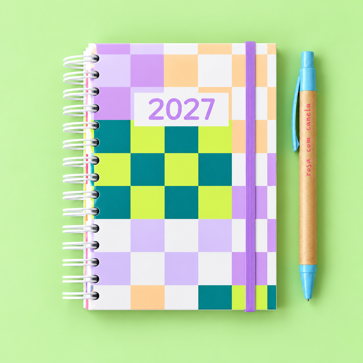 PRÉ-VENDA Agenda A6 Semanal 2027 DREAM Colors