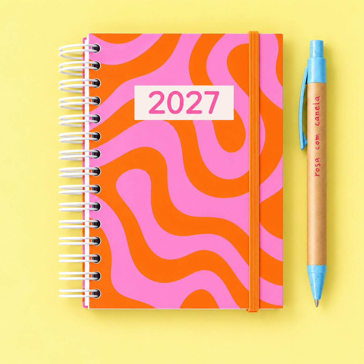 PRÉ-VENDA Agenda A6 Diária 2027 POP ART