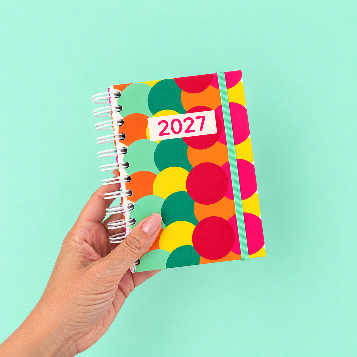PRÉ-VENDA Agenda A6 Semanal 2027 POP ART Bubble