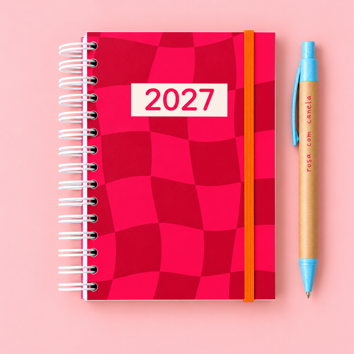 PRÉ-VENDA Agenda A6 Diária 2027 POP ART Red