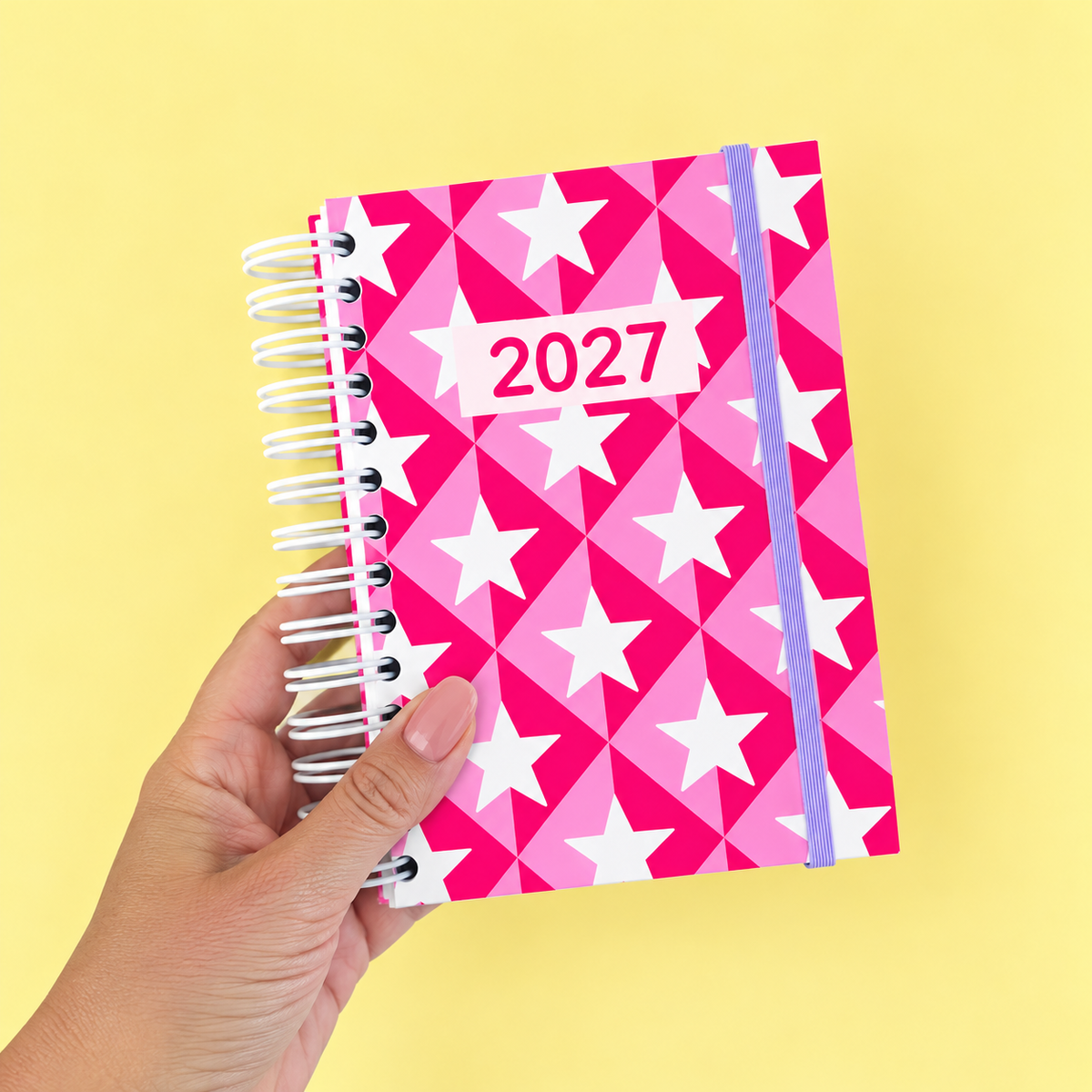 PRÉ-VENDA Agenda A6 Diária 2027 POP ART Stars
