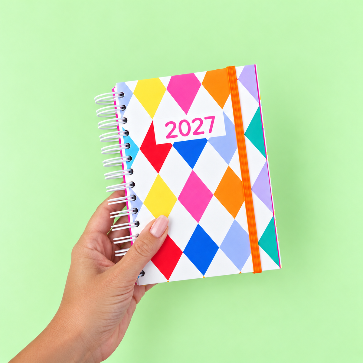 PRÉ-VENDA Agenda A6 Semanal 2027 RAINBOW