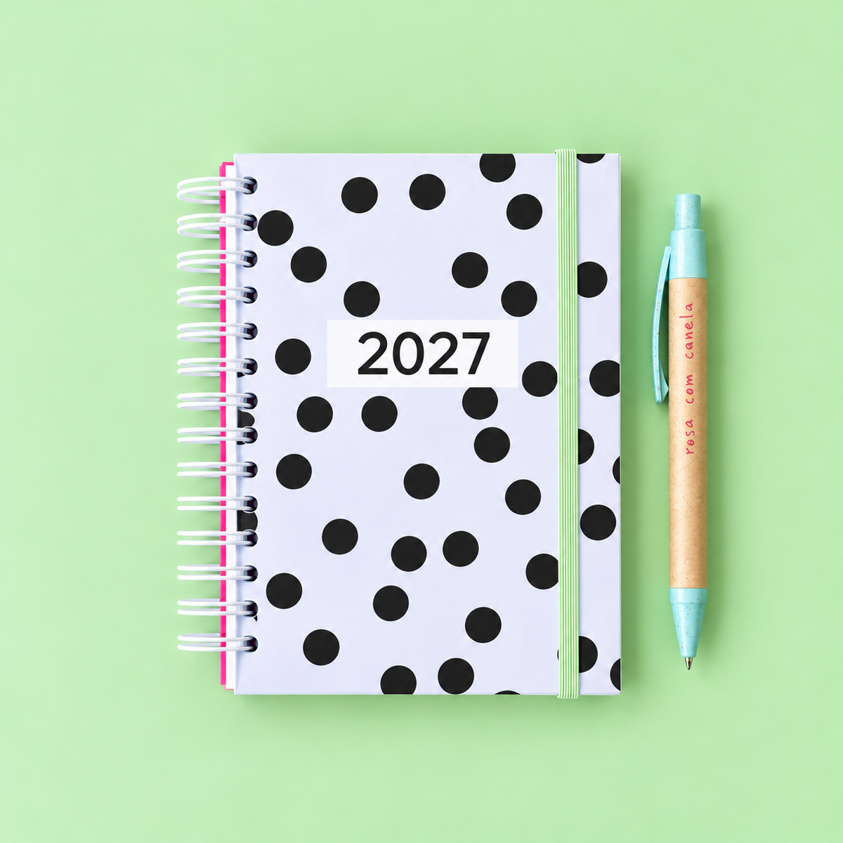 PRÉ-VENDA Agenda A6 Semanal 2027 CLASSIC DOTS