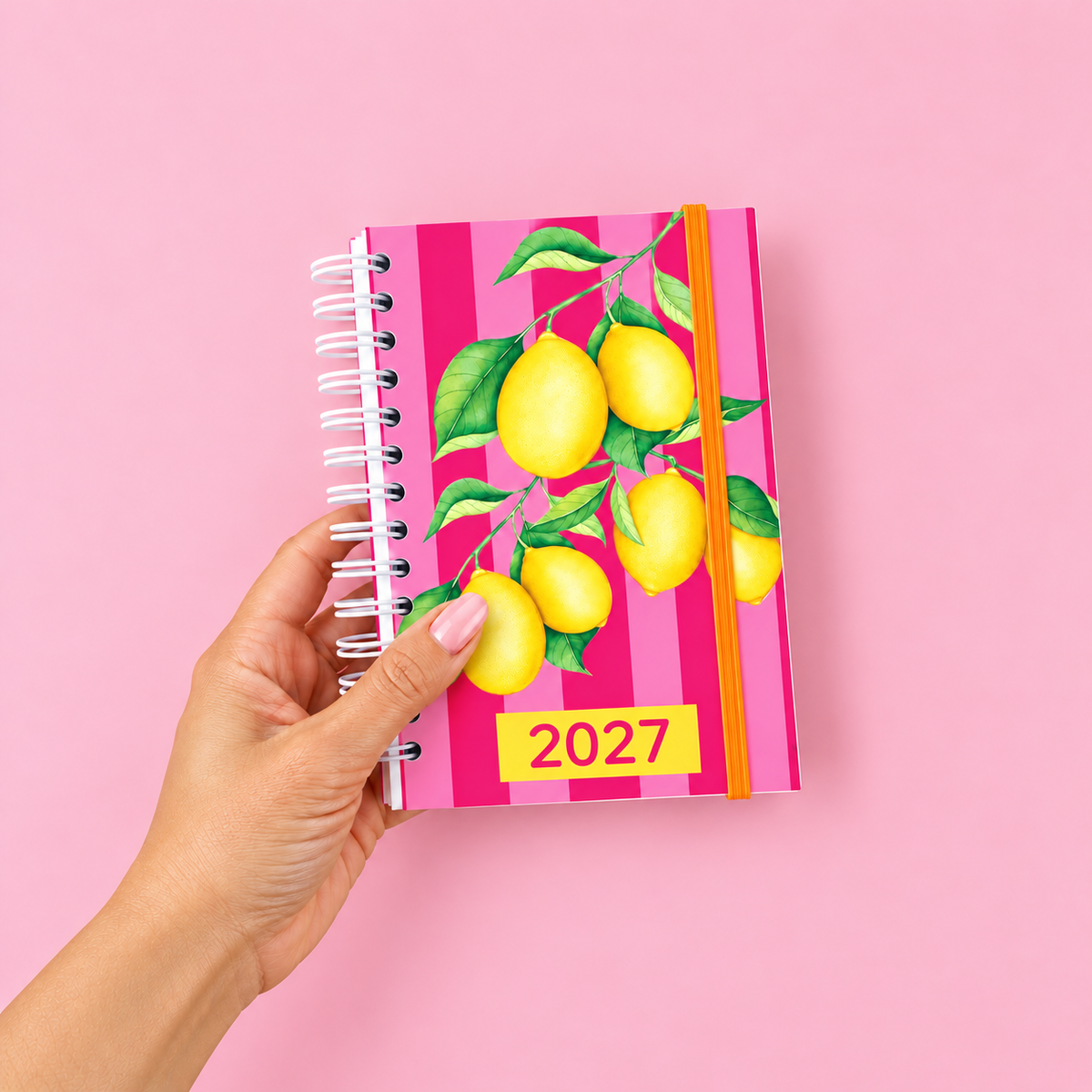 PRÉ-VENDA Agenda A6 Semanal 2027 DOLCE VITA Lemons