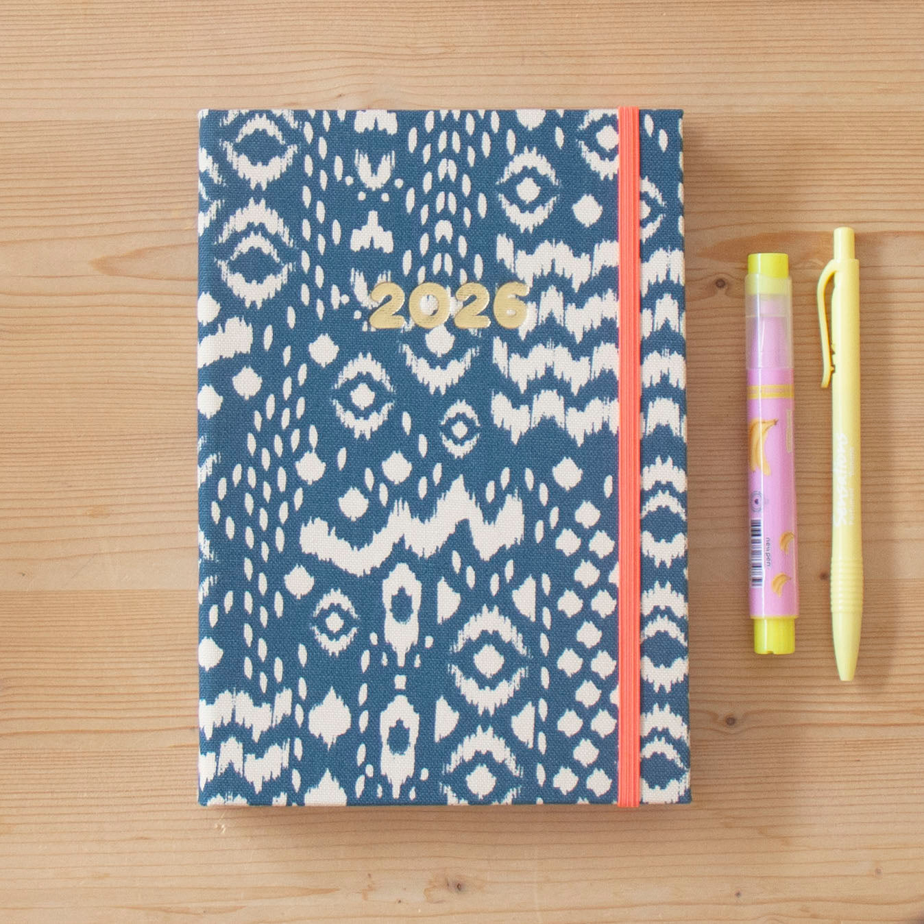 PRÉ-VENDA Agenda A5 Semanal 2026 Tecido 1011