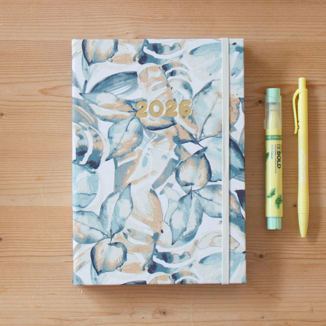 PRÉ-VENDA Agenda A5 Semanal 2026 Tecido 1014