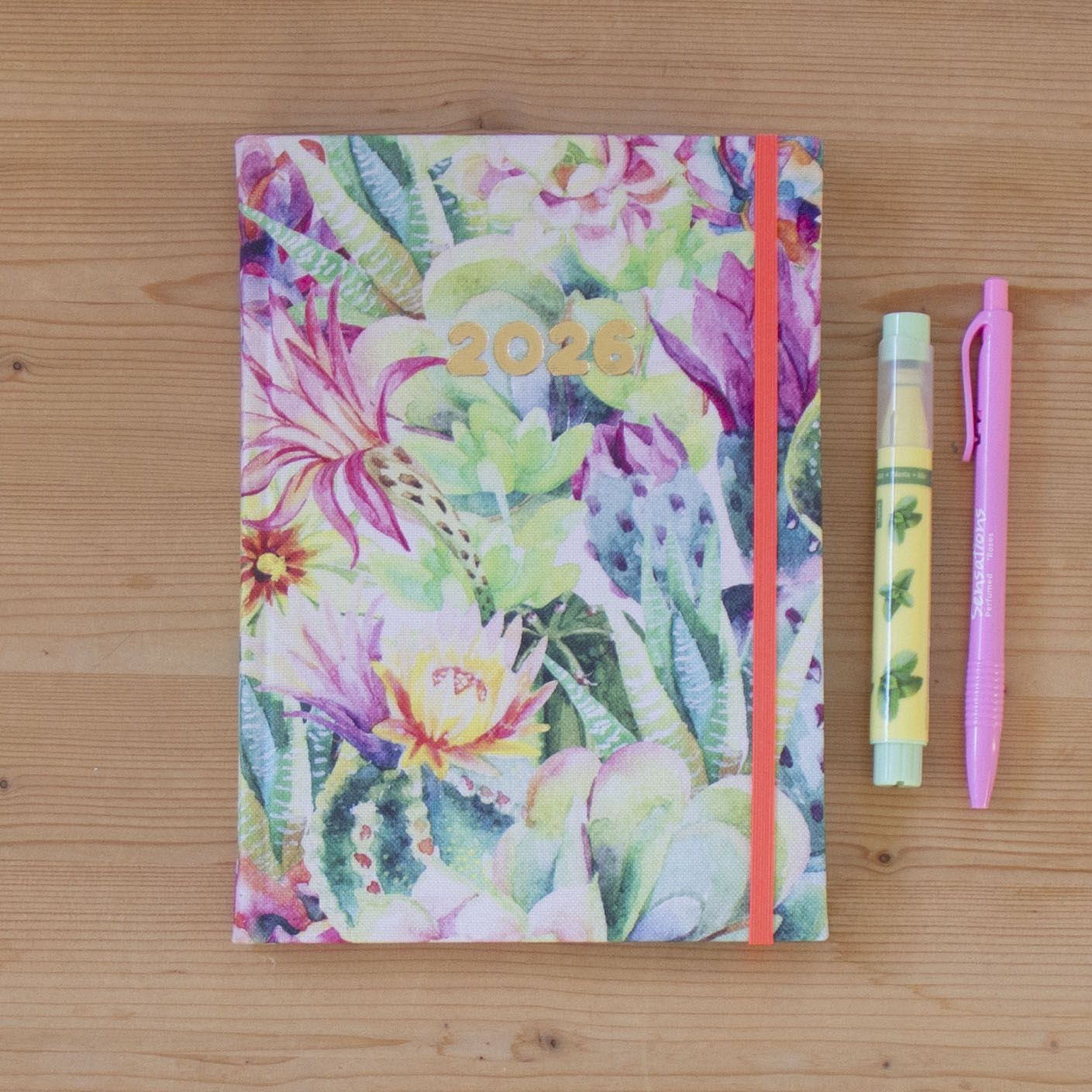 Agenda A5 Semanal 2026 Tecido 785