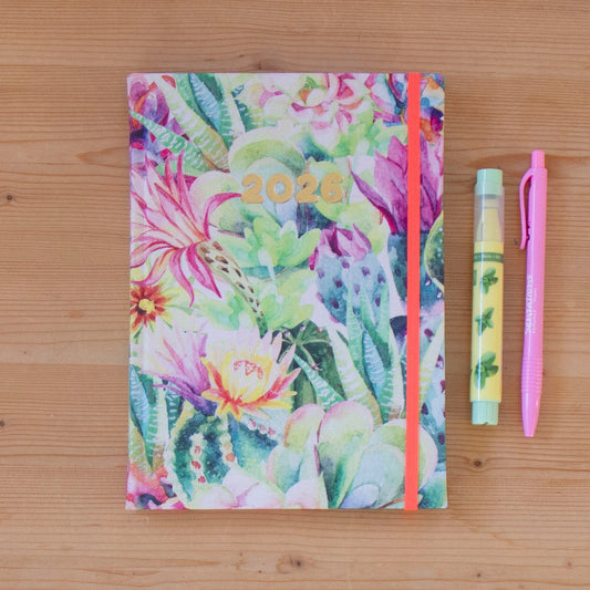 Agenda A5 Semanal 2026 Tecido 785