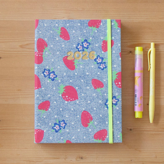 PRÉ-VENDA Agenda A5 Semanal 2026 Tecido 936