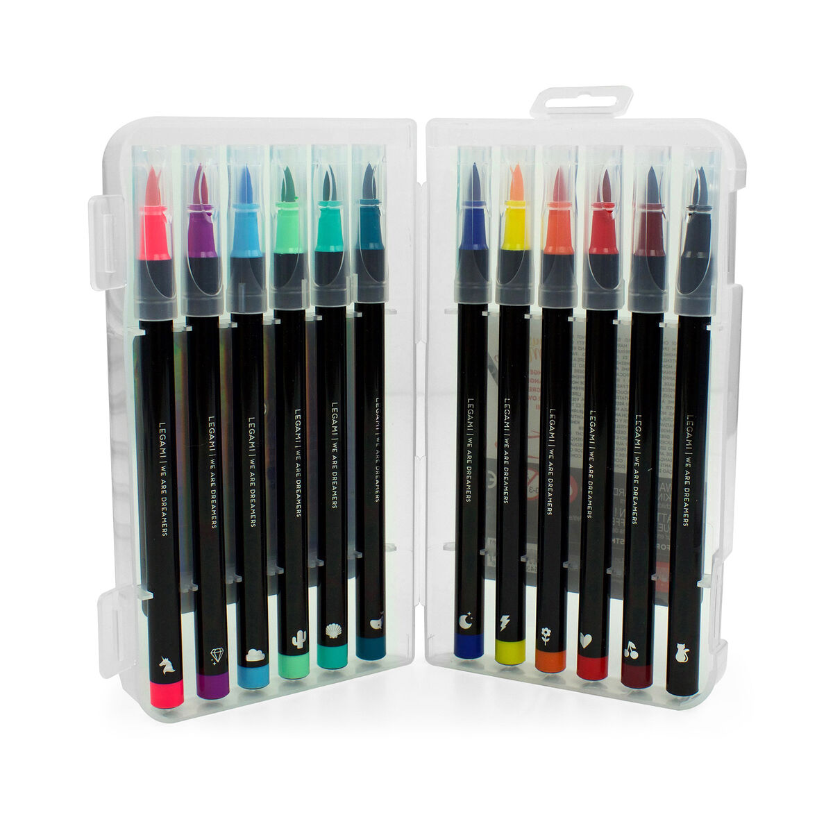 Kit 12 Brush Markers Cores Vivas