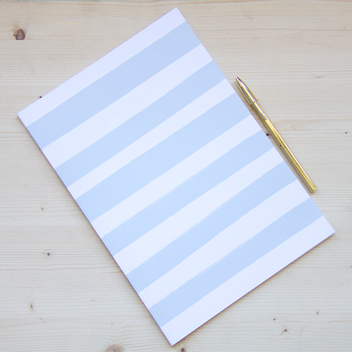 Caderno Agrafado A4 PAUTADO Mint Stripes