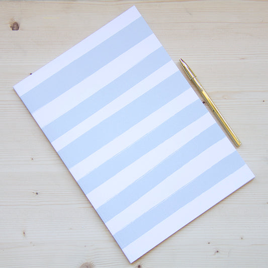 Caderno Agrafado A4 PAUTADO Mint Stripes