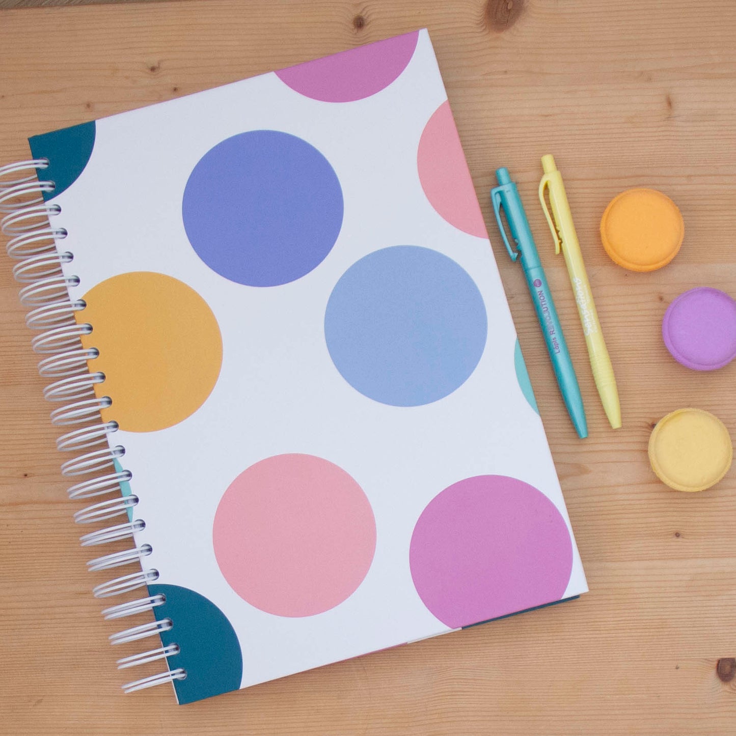 Caderno A4 Capa Dura Pautado BIG DOTS