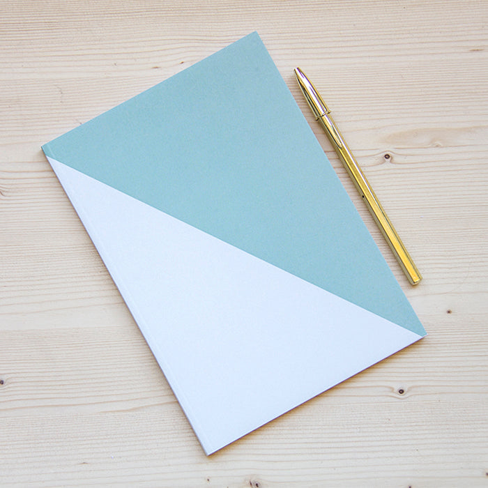 Caderno Agrafado A5 PAUTADO Green Cream