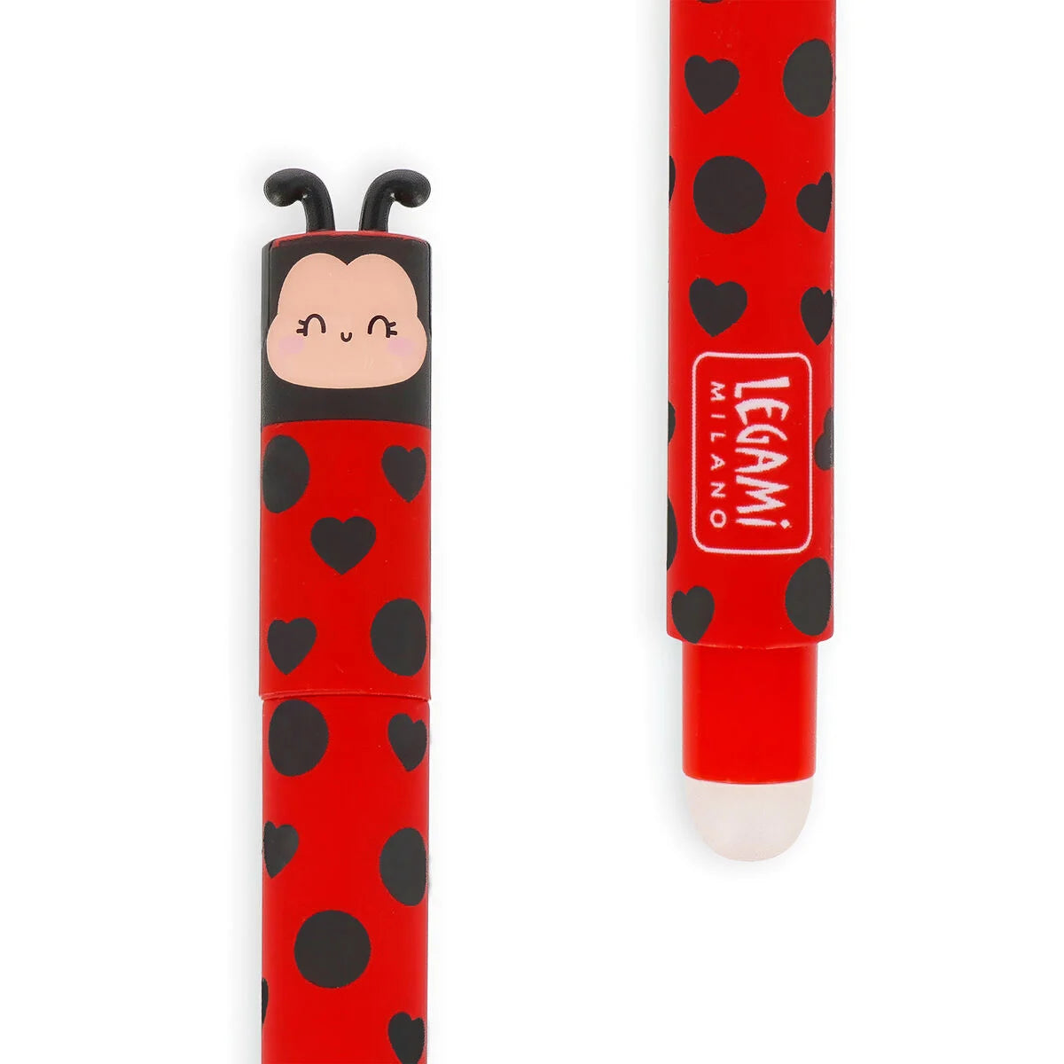 Caneta Apagável (vermelha) Lady Bug Joaninha