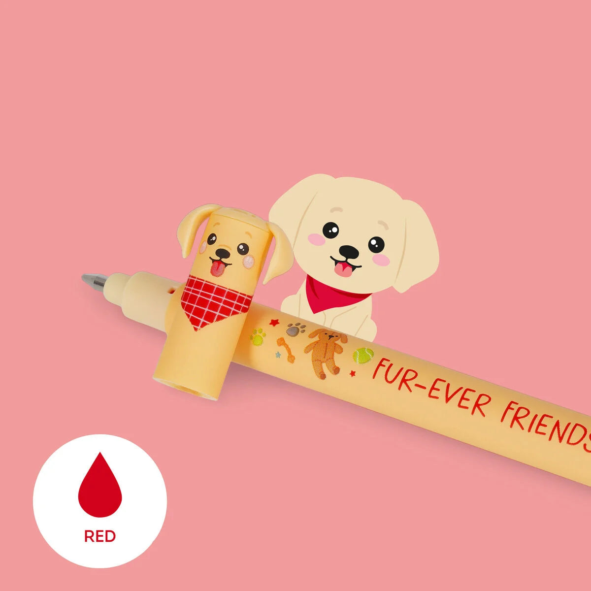 Kit 3 Canetas Apagáveis Fur Ever Friends (Legami)