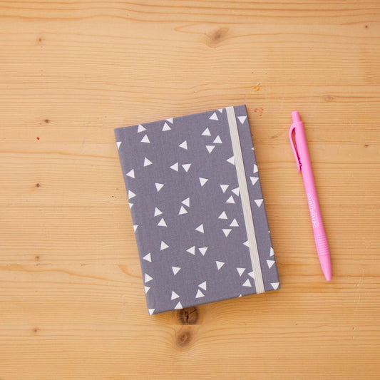 Caderno A6 tecido Grey