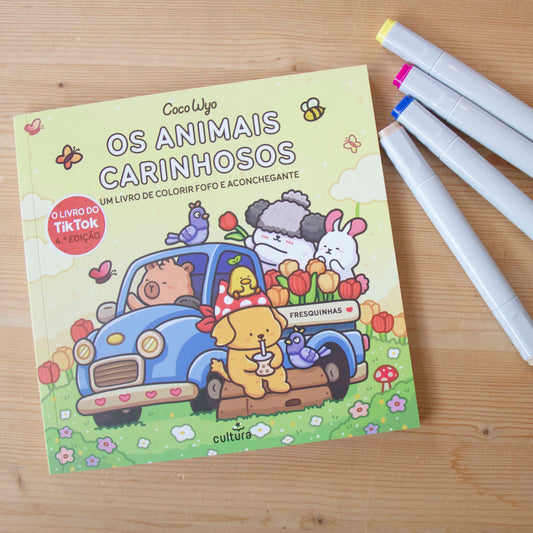 Livro de Colorir Os Animais Carinhosos de Coco Wyo