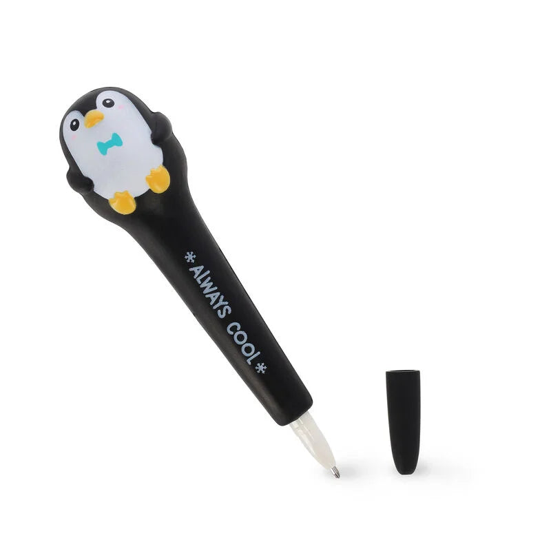 Caneta Gel Squishy Pinguim