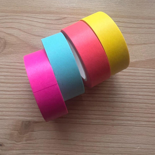 Kit 4 Washi Tape Fluo