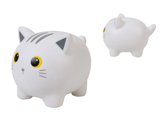 Porco Mealheiro Piggy Bank White Cat