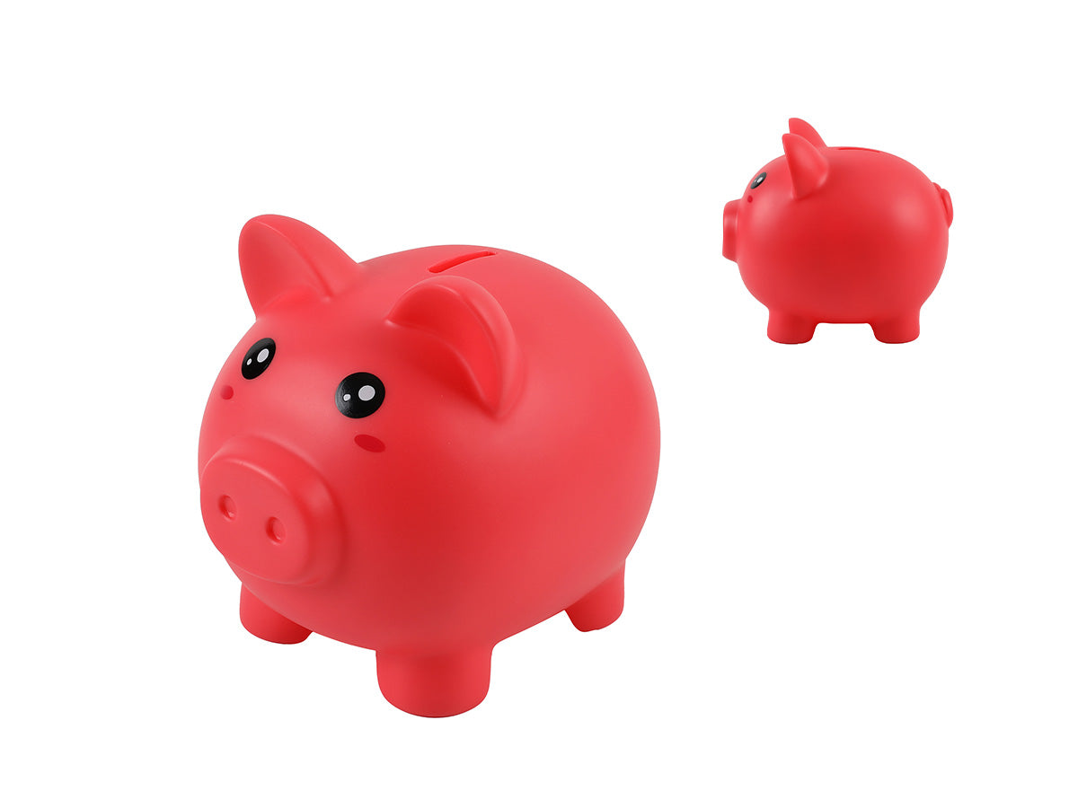 Porco Mealheiro Piggy Bank Vermelho