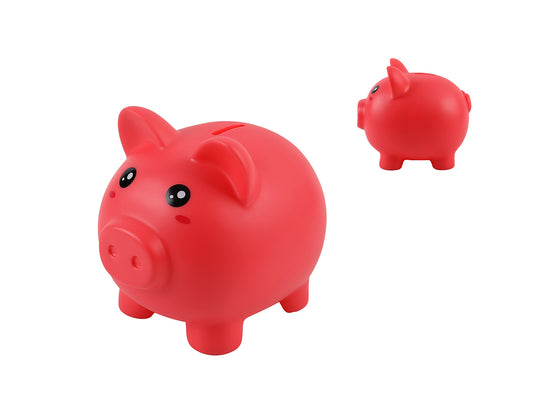 Porco Mealheiro Piggy Bank Vermelho