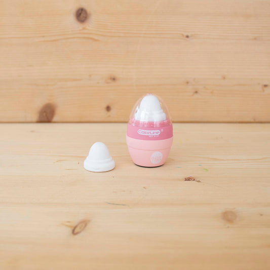 Afia com borracha Egg Rosa Claro