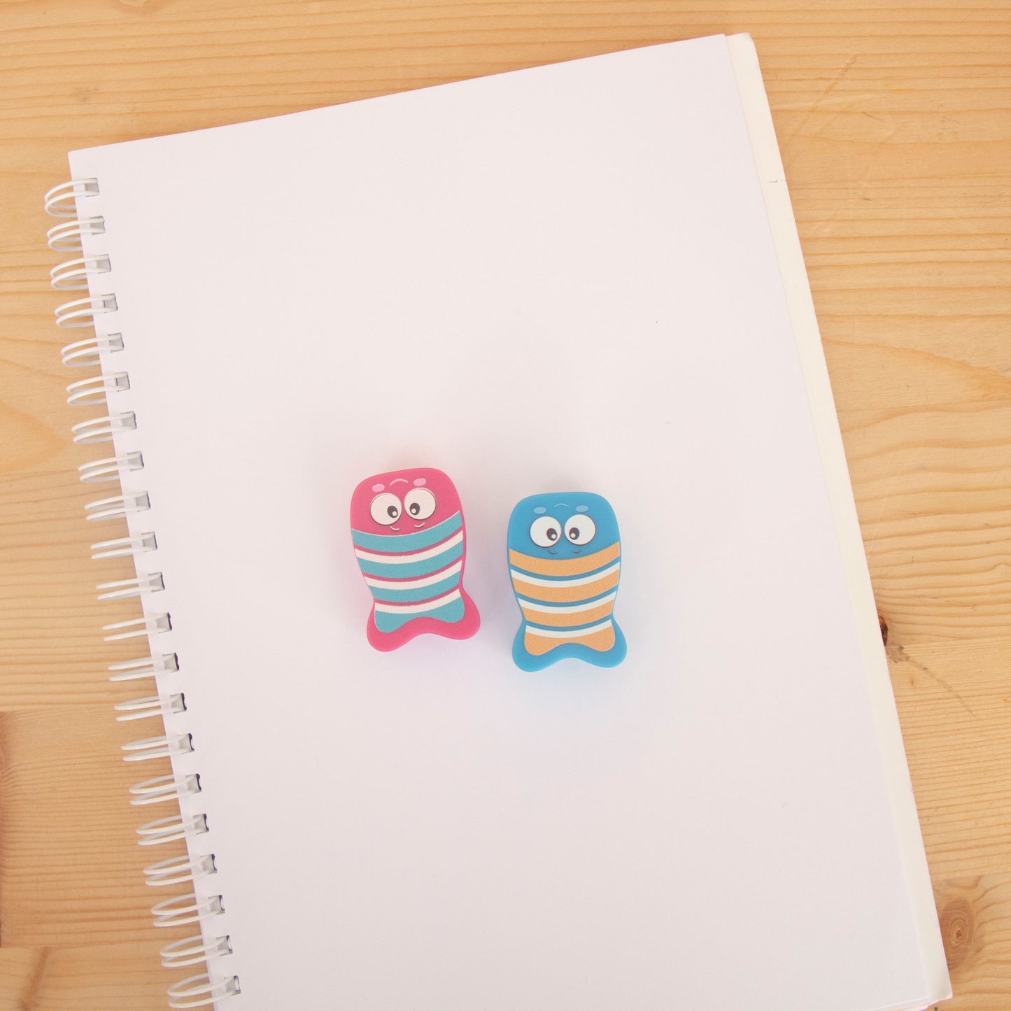 Kit 2 Afias Simples Funny Fish AZUL e ROSA