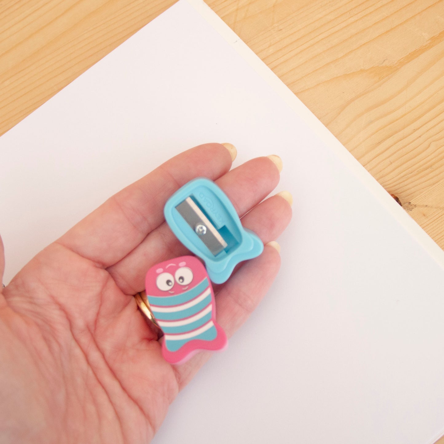 Kit 2 Afias Simples Funny Fish AZUL e ROSA