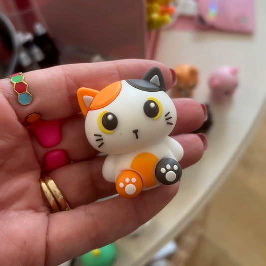 Afia Simples Gato Laranja Meow