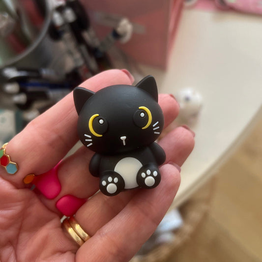 Afia Simples Gato Preto Meow