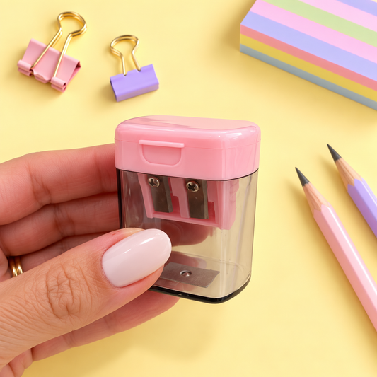 Afia duplo com depósito Pastel Rosa