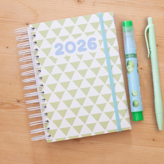 PRÉ-VENDA Agenda A6 Semanal 2026 Capa Dura GRAPHIC