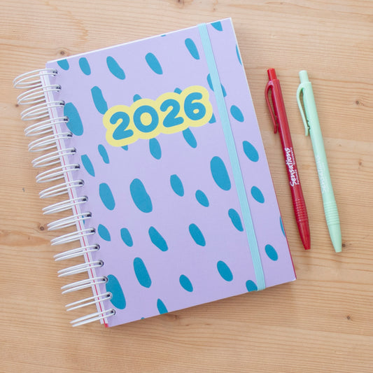 PRÉ-VENDA Agenda A5 Semanal 2026 Capa Dura FUN