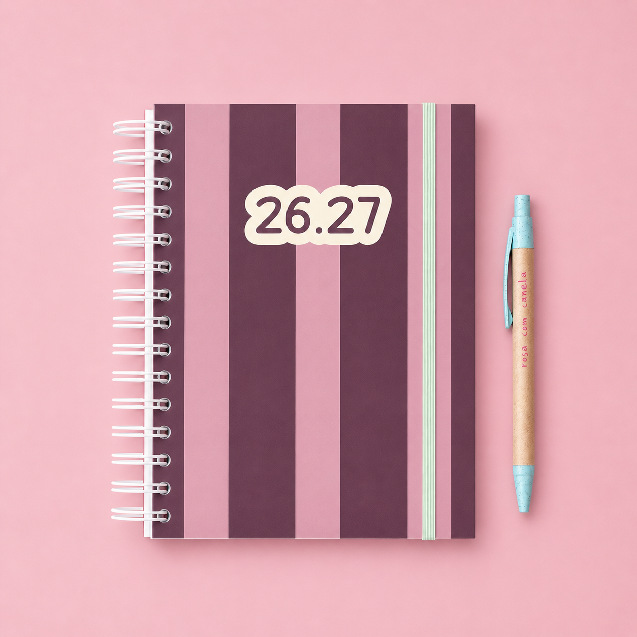 PRÉ-VENDA Agenda A5 Diária 26/27 SOFT BIG STRIPES