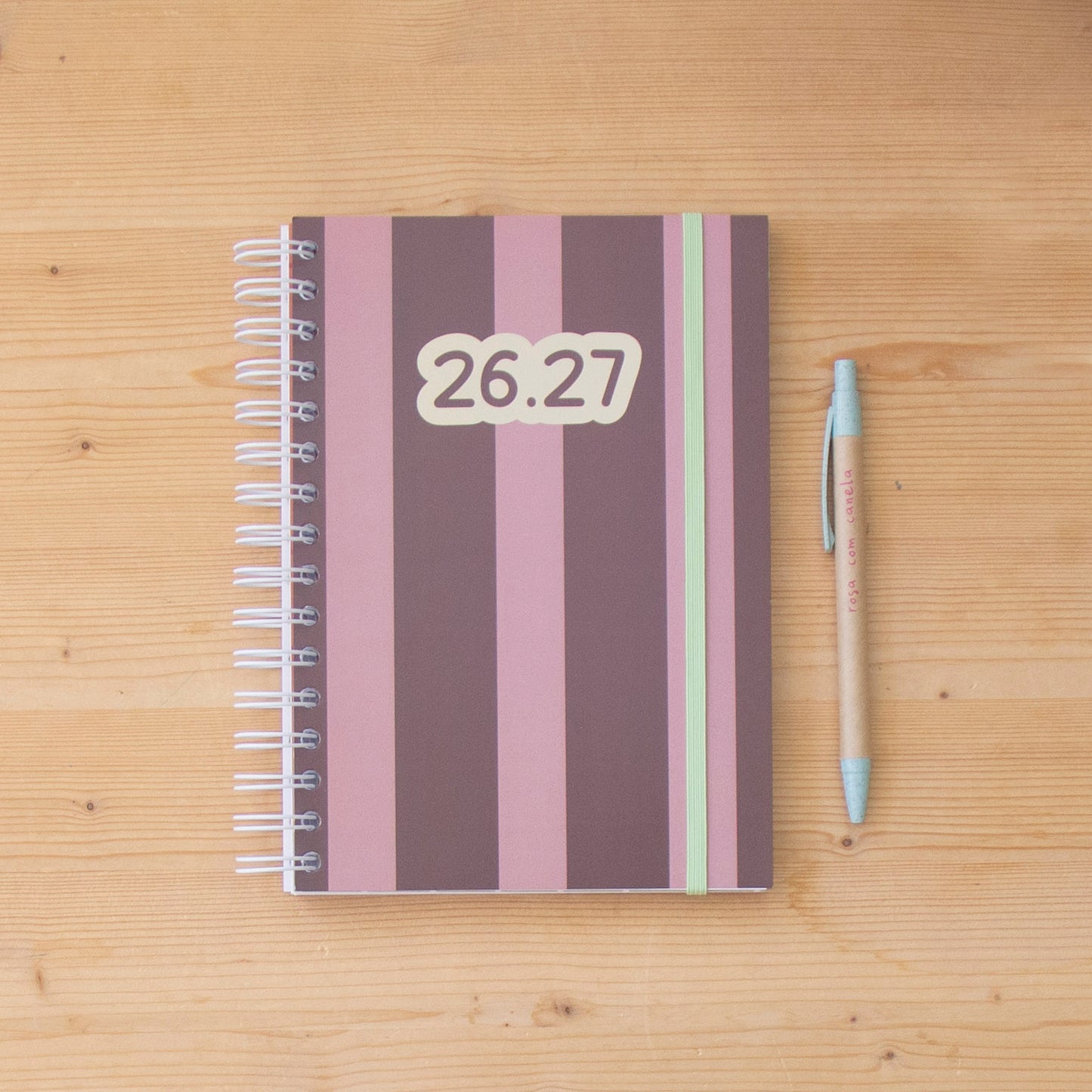PRÉ-VENDA Agenda A5 Diária 26/27 SOFT BIG STRIPES