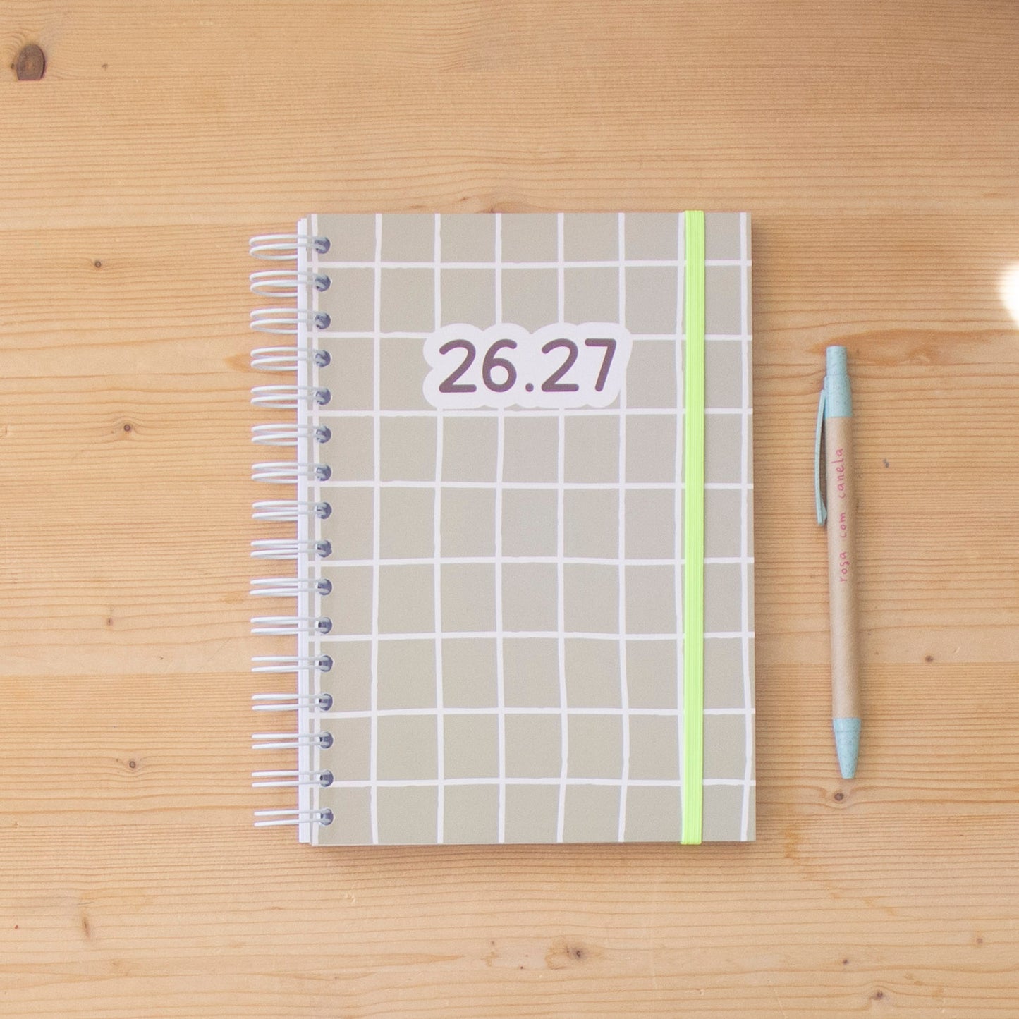 PRÉ-VENDA Agenda A5 Diária 26/27 SOFT GRAPHIC GREEN