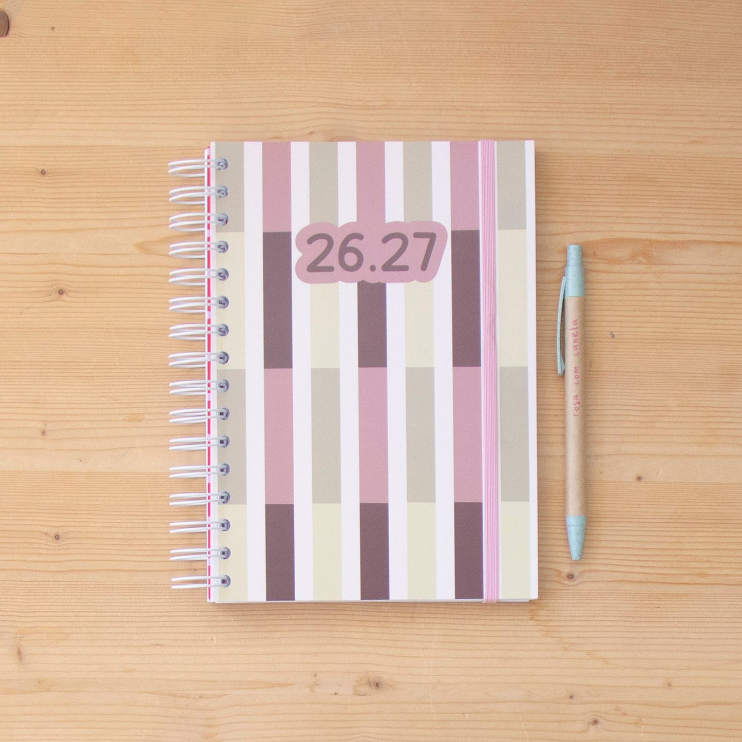 PRÉ-VENDA Agenda A5 Semanal 26/27 SOFT STRIPES