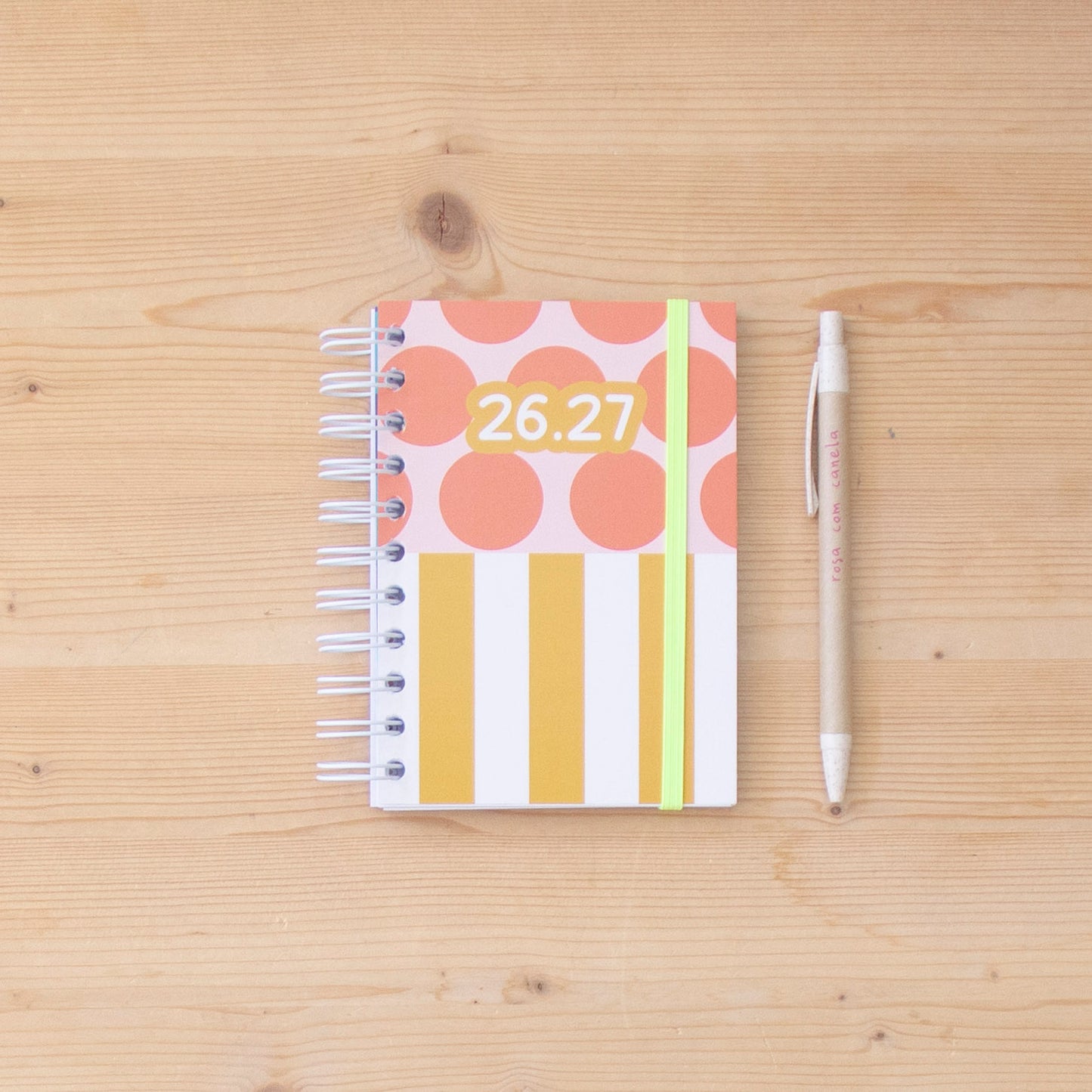PRÉ-VENDA Agenda A6 Diária 26/27 ESSENCE DOTS ORANGE
