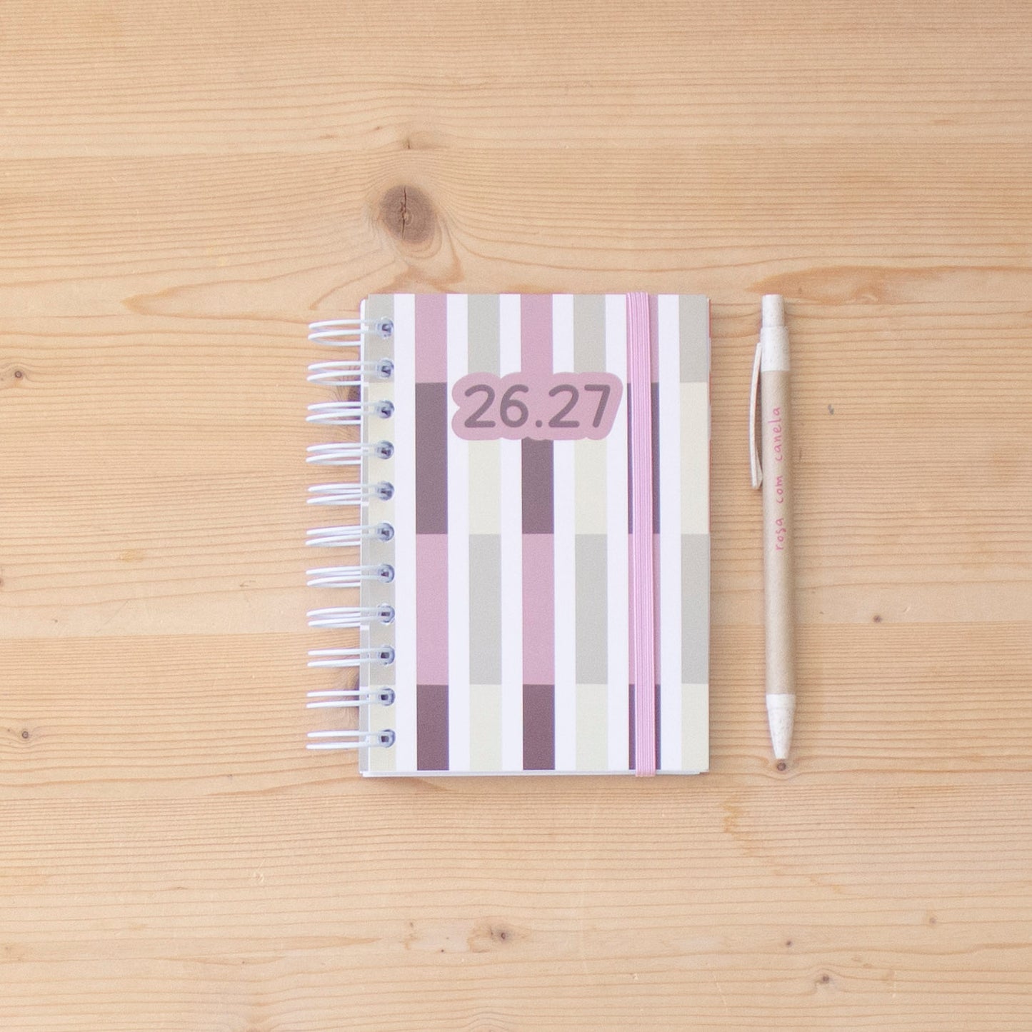 PRÉ-VENDA Agenda A6 Semanal 26/27 SOFT STRIPES