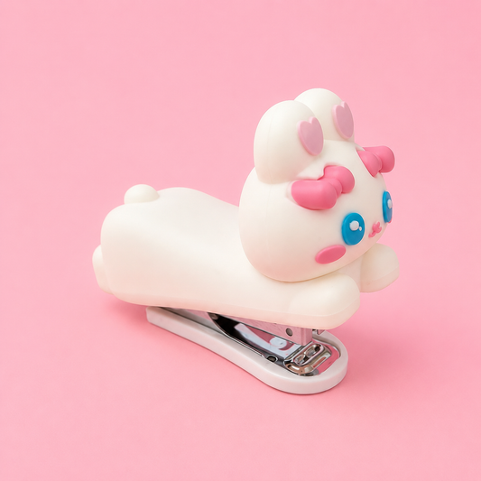 Mini Agrafador Coelho Rosa