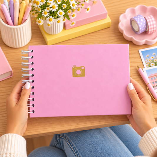 Álbum A5 argolas PINK